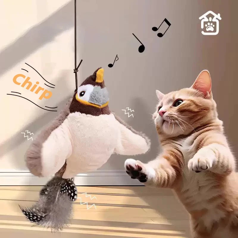 Brinquedo Interativo para Gatos iLMH: Bola Rolante Automática com Cauda Falsa, Recarregável, Brinquedo Elétrico Inteligente para Animais de Estimação, Treinamento de Pets, Imita Rato
