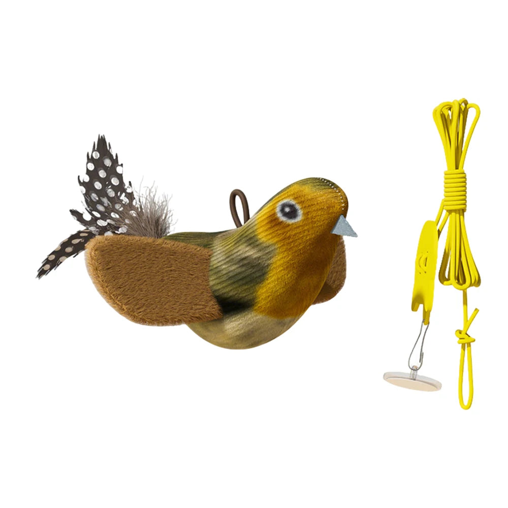 Brinquedo Interativo para Gatos iLMH: Bola Rolante Automática com Cauda Falsa, Recarregável, Brinquedo Elétrico Inteligente para Animais de Estimação, Treinamento de Pets, Imita Rato