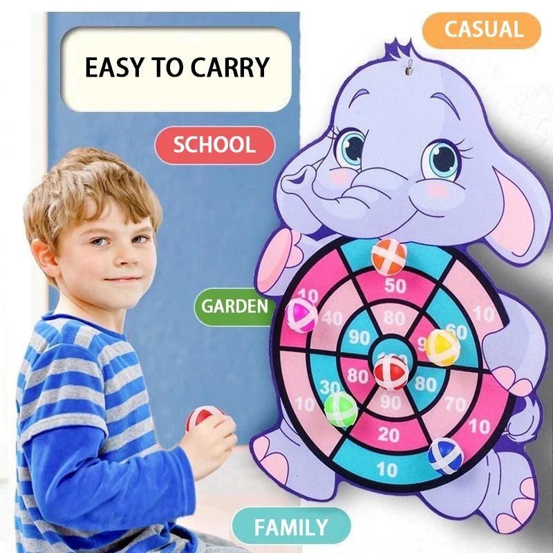 Montessori dardo placa alvo esportes jogo brinquedos para crianças 4 a 6 anos de idade brinquedo ao ar livre criança interior meninas bola pegajosa meninos presente